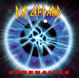 Def Leppard Adrenalize album cover eclipse logo illuminati symbol